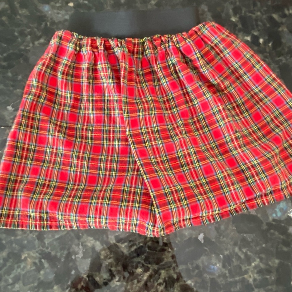 Beautiful plaid holiday skirt